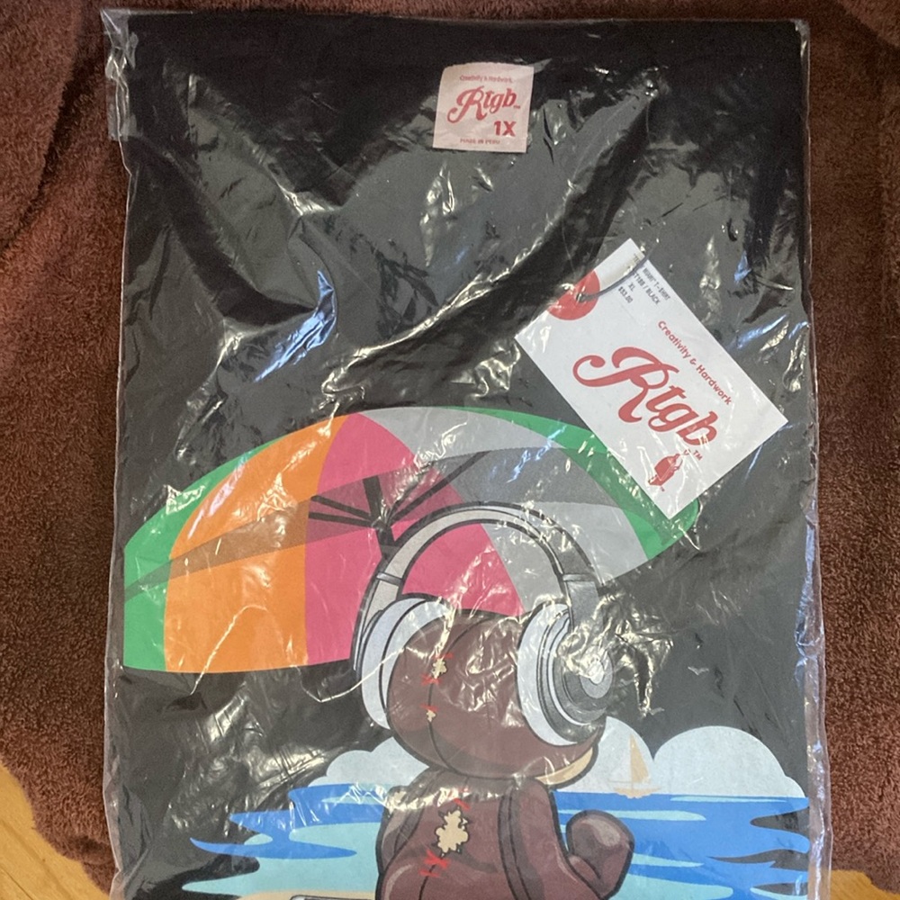 TEDDY MIAMI T-SHIRT #HST188/ BLACK XL